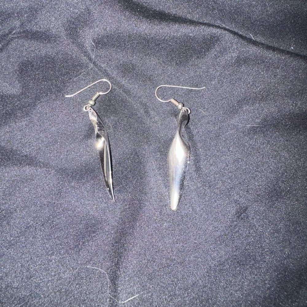 Silver earring